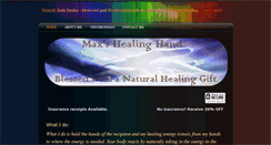 Desktop Screenshot of maxthehealer.com